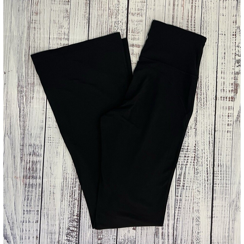 Lululemon Groove Super High Rise Flared Pant Size 6 Black Tall Long Flare Nulu